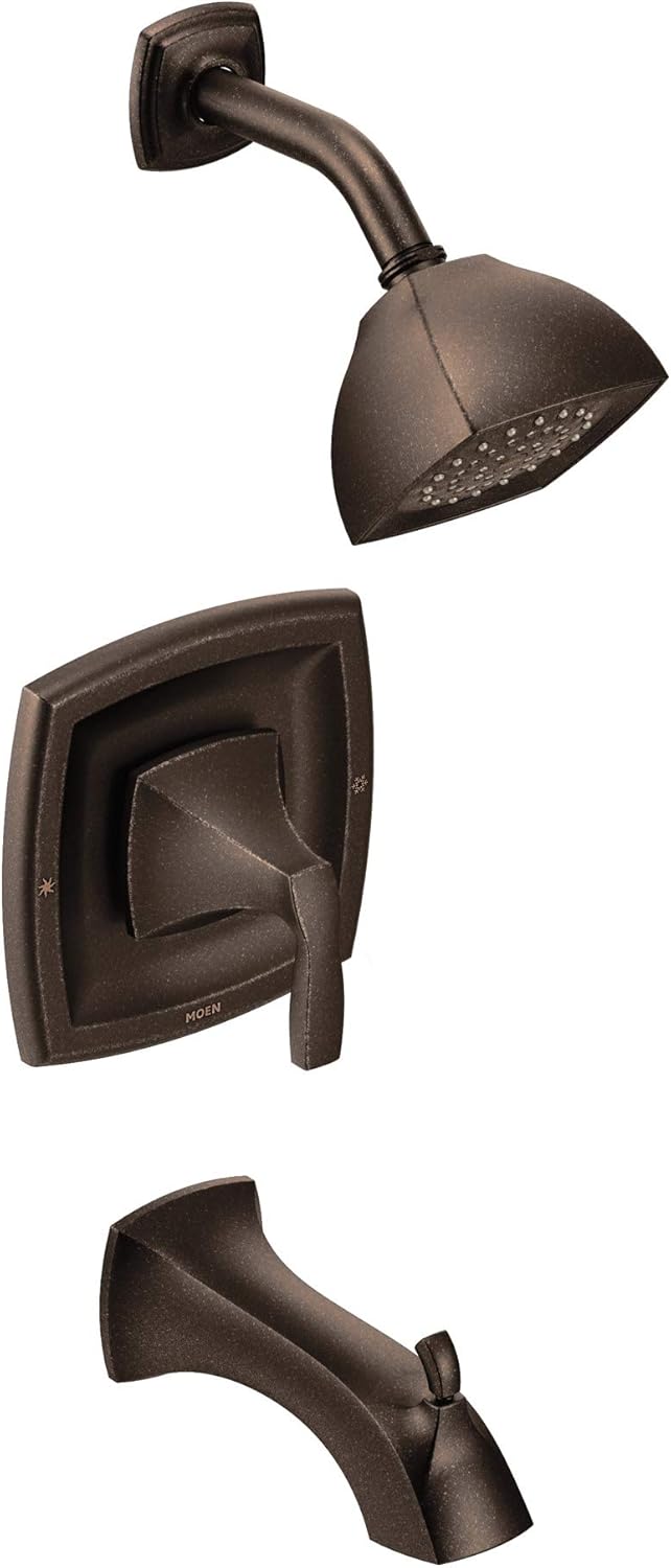 Moen T2693NL Voss Posi-Temp Pressure Balancing Tub and Shower Trim Kit, Valve Required, Polished Nickel