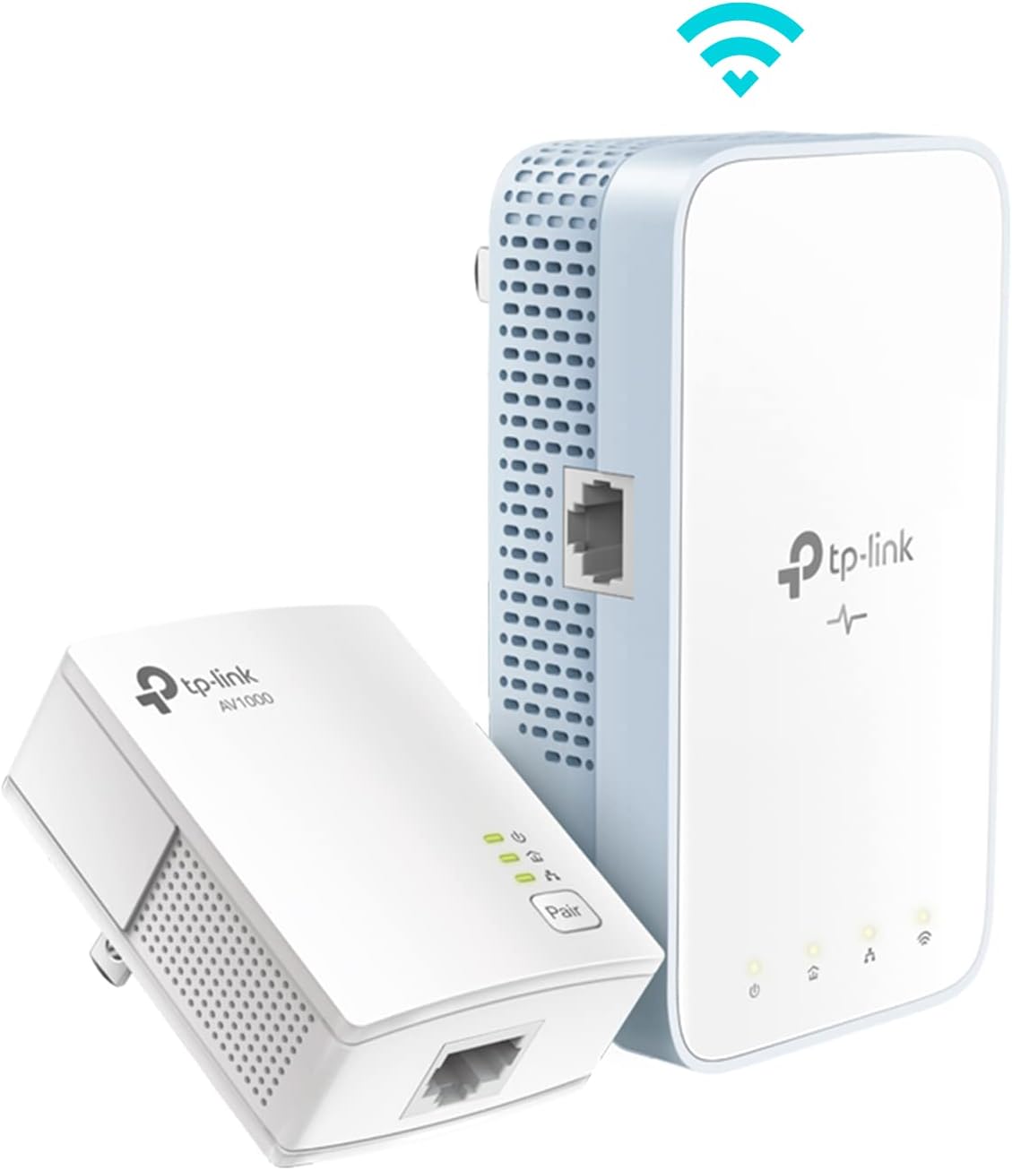 TP-Link Powerline WiFi Extender (TL-WPA7517KIT) - AV1000 Powerline Ethernet Adapter with Dual Band WiFi, OneMesh, Gigabit Port, Ethernet Over Power, Plug & Play Pack of 2