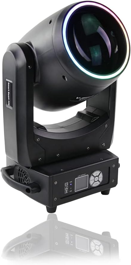 V-Show 198W LED Module Beam Moving Head Light with Halo-Stage Moving Beam Head for Disco Club Party Stage Lighting Shows