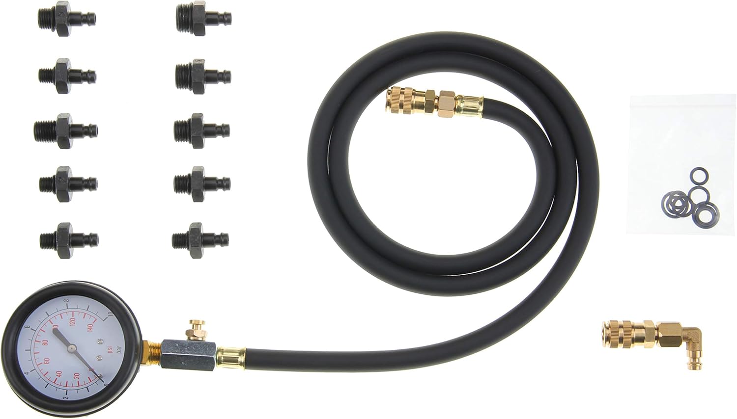 Shankly Oil Pressure Gauge Compression Tester - Mechanical Engine Compression Testing Kit Pack of 2