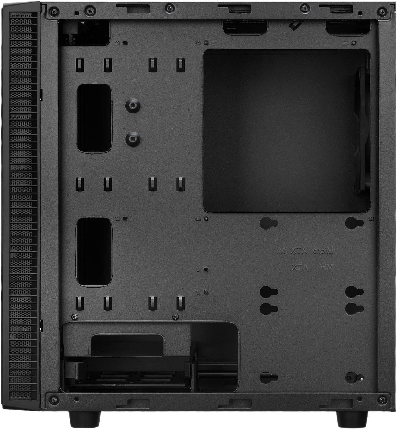 Rosewill FBM-X2 Micro ATX Mini Tower Gaming PC Computer Case with 1 Pre-Installed Fan Pack of 2