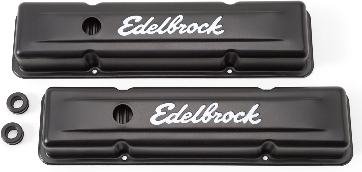 Edelbrock 4443 Engine Valve Cover, Multi, One Size Pack of 2
