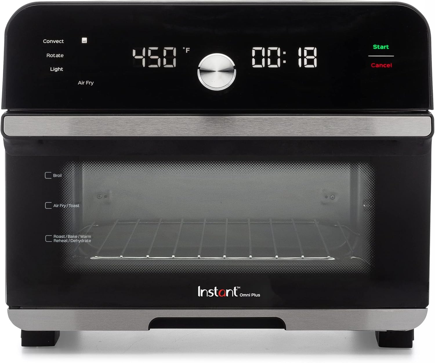 Instant Omni Pro 14-in-1 Air Fryer Convection Toaster Oven Combo, Rotisserie Oven, Electric Cooker, Proofer, Dehydrator, Broiler, Roaster, Warmer plus Split Cooking & Temperature Probe, 18-Liter