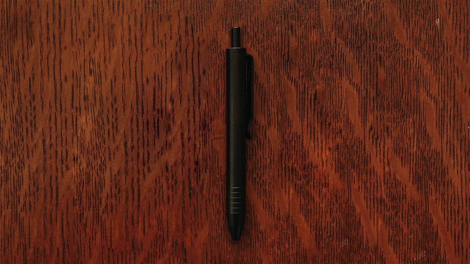 Mini Click Pen - BIG IDEA DESIGN (Titanium - Black) Pack of 2