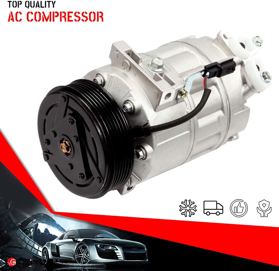 cciyu AC Compressor 2007-2012 for N-issan Sentra 2.0L CO 10871C Auto Repair Compressors Assembly