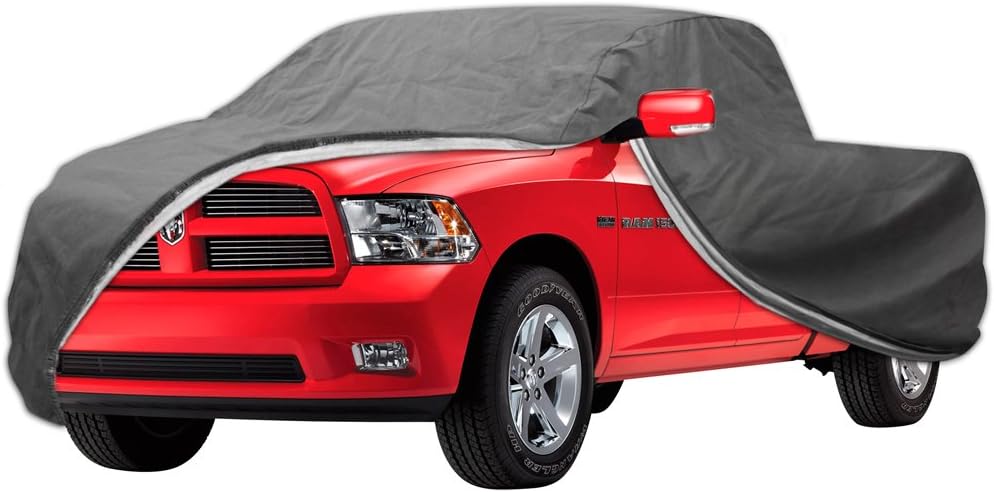 OxGord CTRK-940-28-F-Series 2 Door Long Bed Truck Cover - Water Resistant 5 Layers - Ready-Fit , Semi Glove Fit Pack of 2