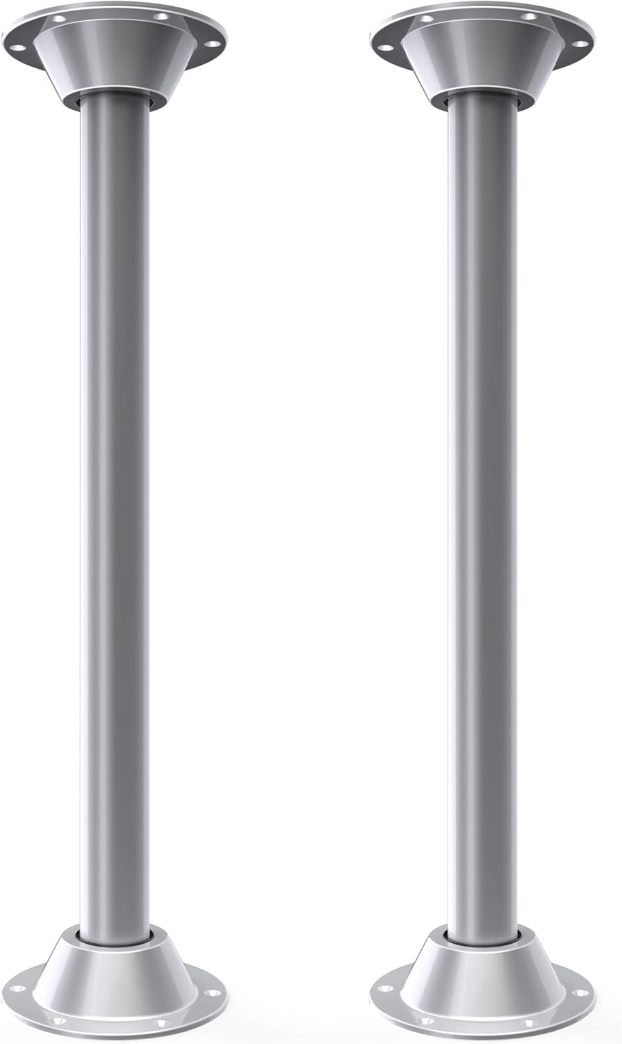 Manufacturers' Select ITC SurFit Table Leg System for RV or Boat - Surface Mount Two Pack (Black, 27