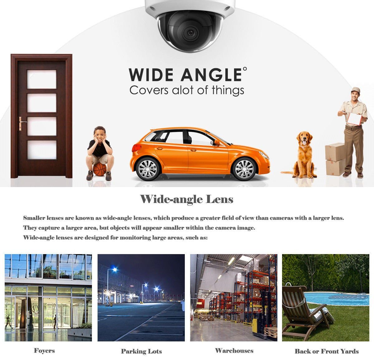 4K PoE Security IP Camera - Compatible with Hikvision DS-2CD2183G0-IB UltraHD 8MP Dome Onvif IR Night Vision Weatherproof WideAngle 2.8mmLens English Version Firmware