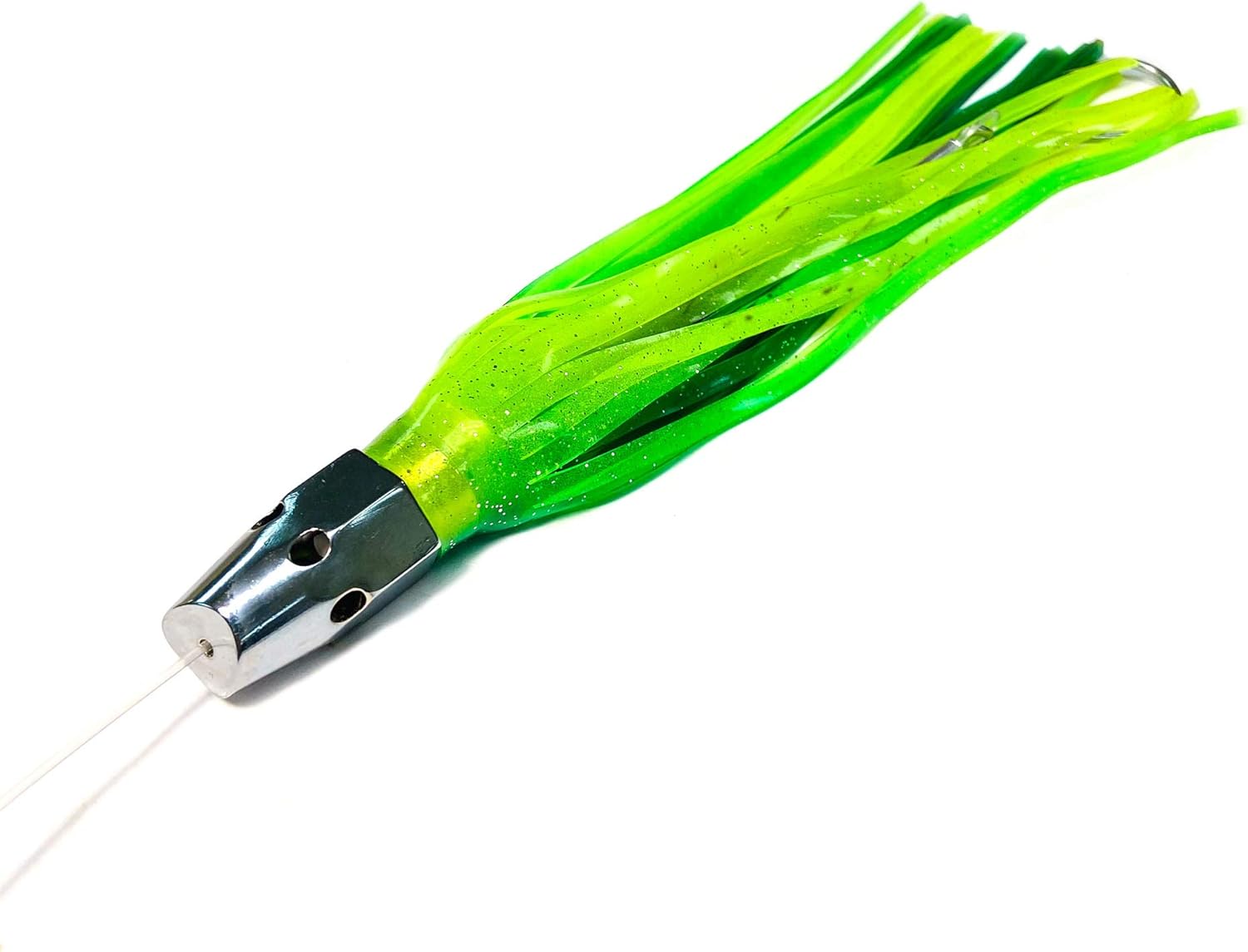 EatMyTackle Slant Head Saltwater Trolling Lure - Mono Rigged Pack of 2