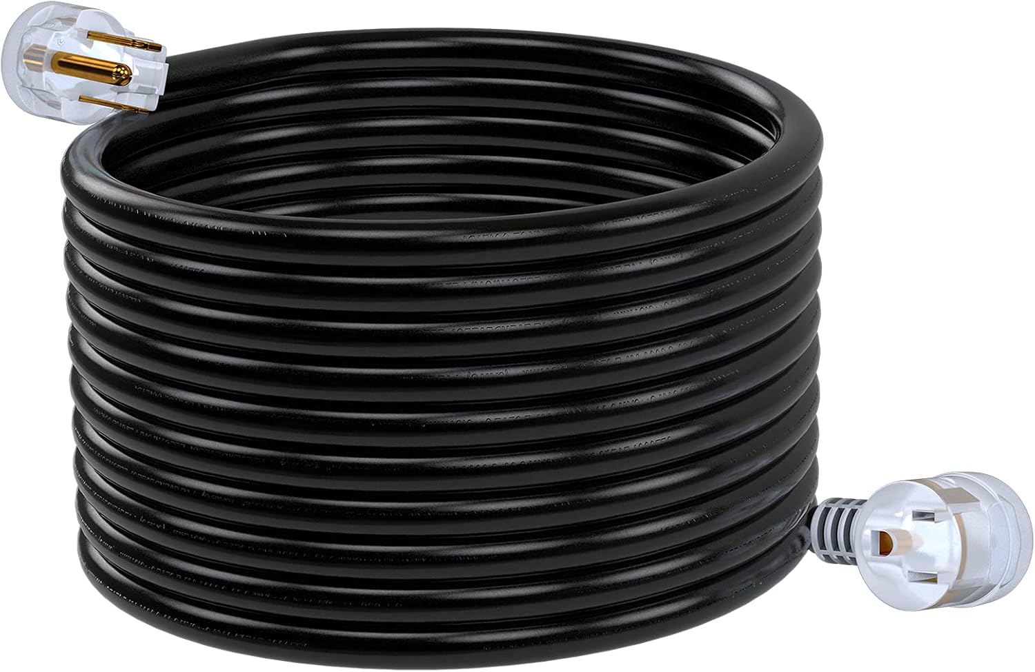 RVGUARD 250V 20 Feet Welder Extension Cord, Heavy Duty 8 AWG NEMA 6-50 STW Welding Cord with Power Indicator End, ETL Listed Pack of 2