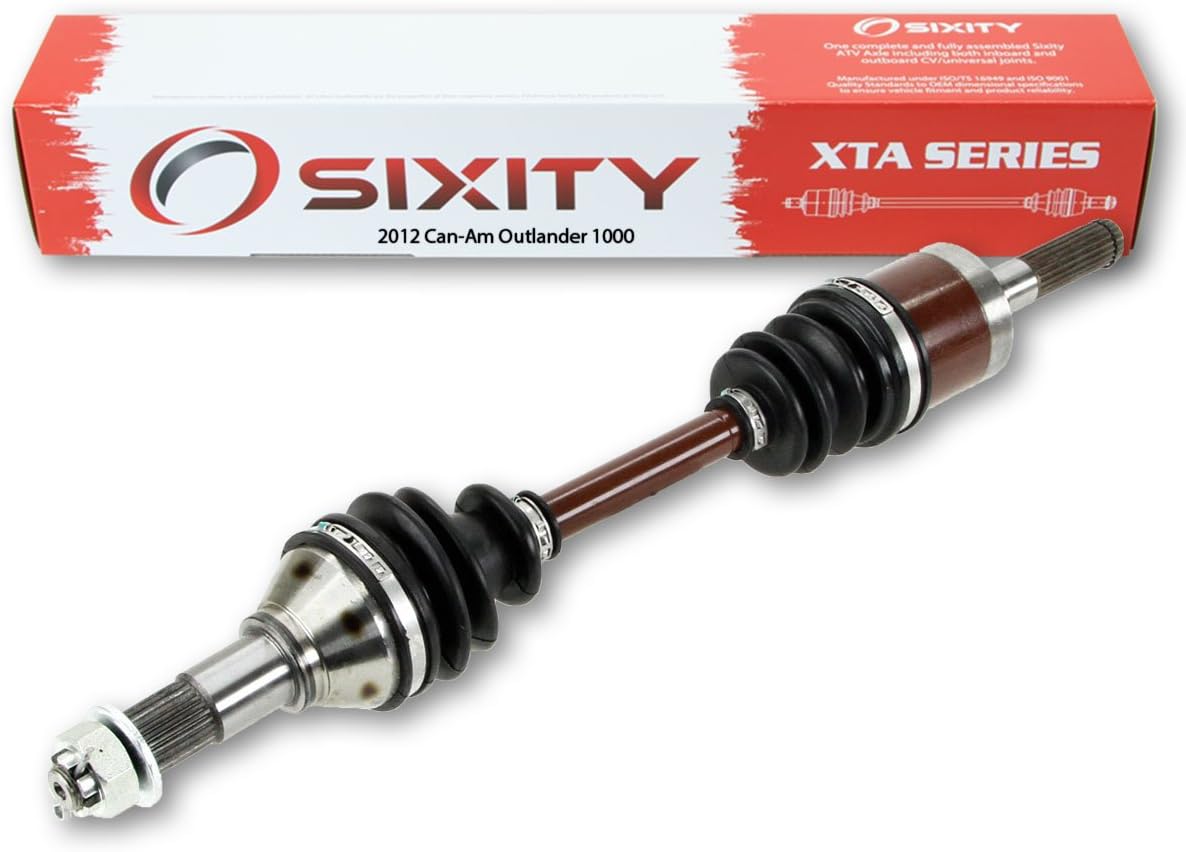 Sixity 2012 for Can-Am Outlander 1000 4X4 Front Right Axles Passenger EFI STD XT Complete Side