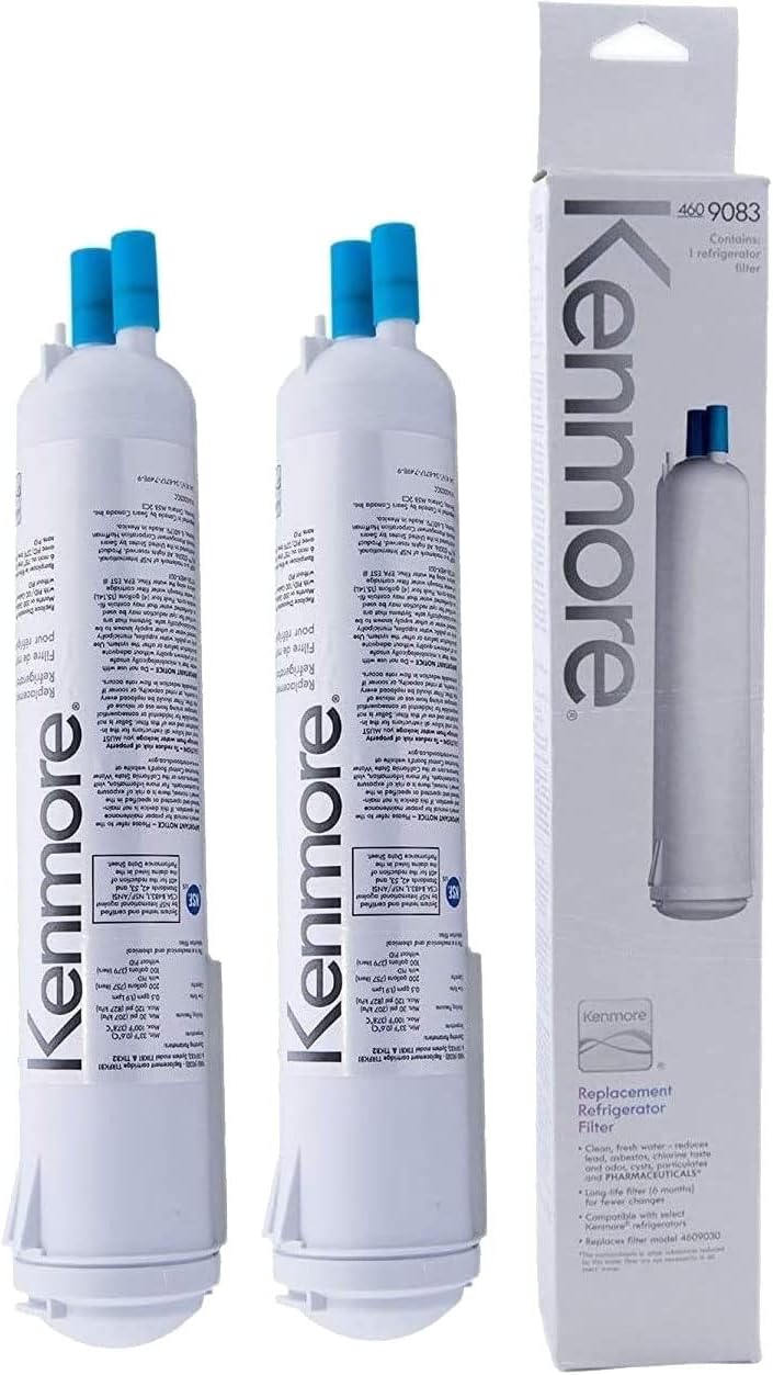 EDR3RXD1 4396841 4609083 Water Fi lter Compatible with 4396841, 9083, FiIter3, Kenmore 9083, 9030 46-9083, P2RFWG2 (3-Pack) Pack of 2