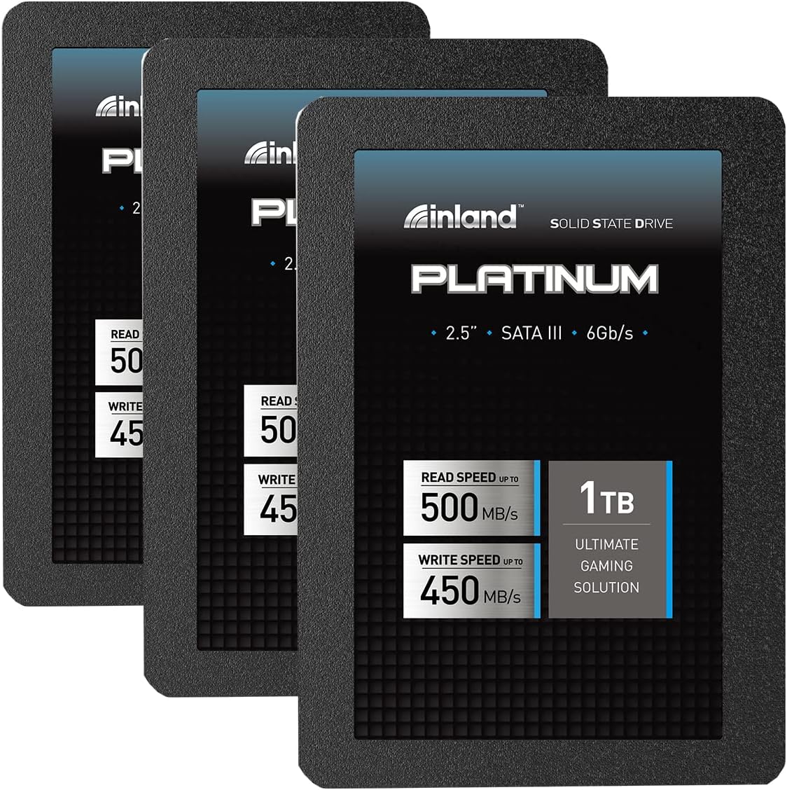 INLAND Platinum 3 Pack 1TB SSD SATA III 6Gb/s 2.5