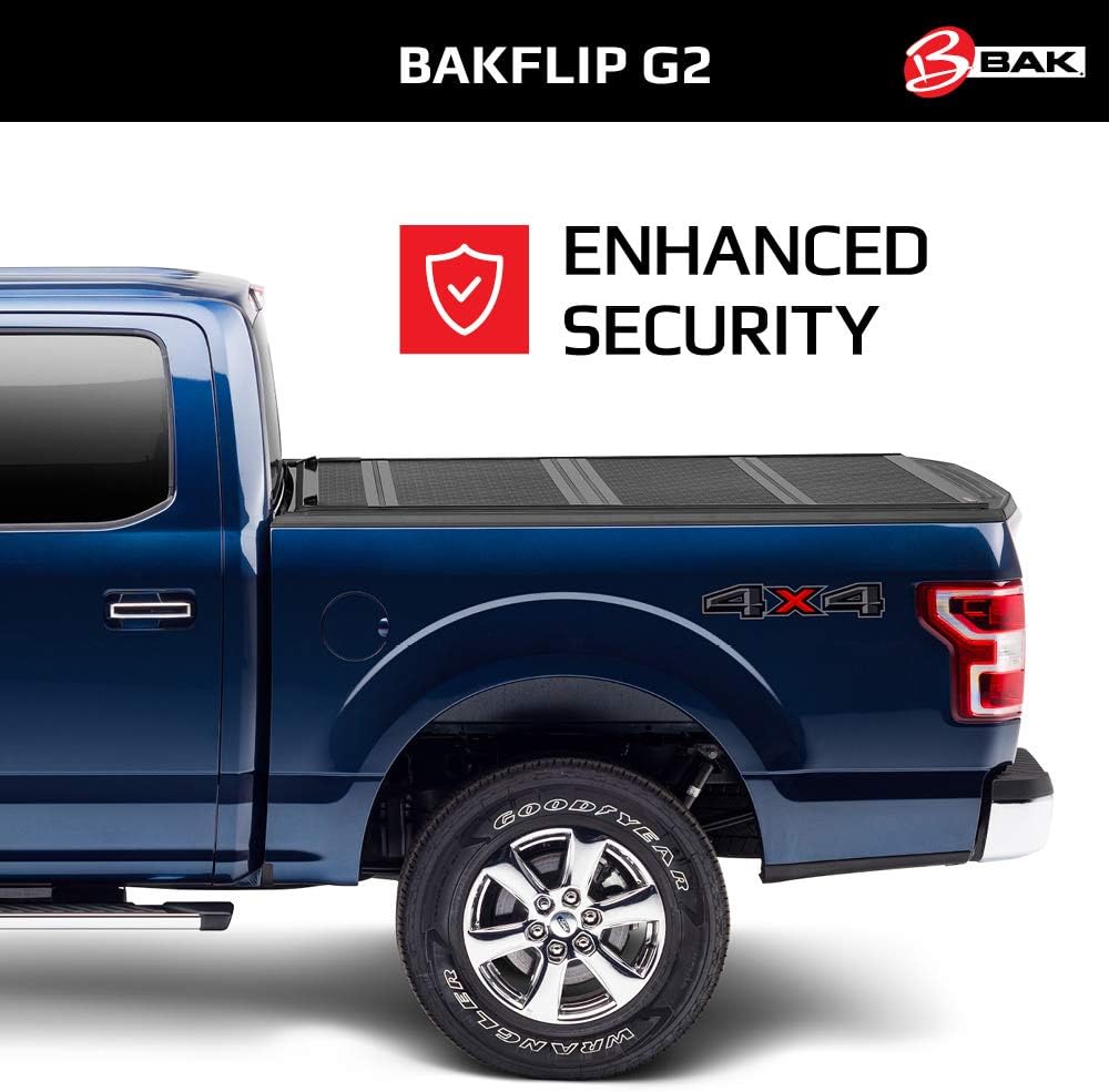BAK BAKFlip G2 Hard Folding Truck Bed Tonneau Cover | 226401 | Fits 2000 - 2006 Toyota Tundra 6' 5