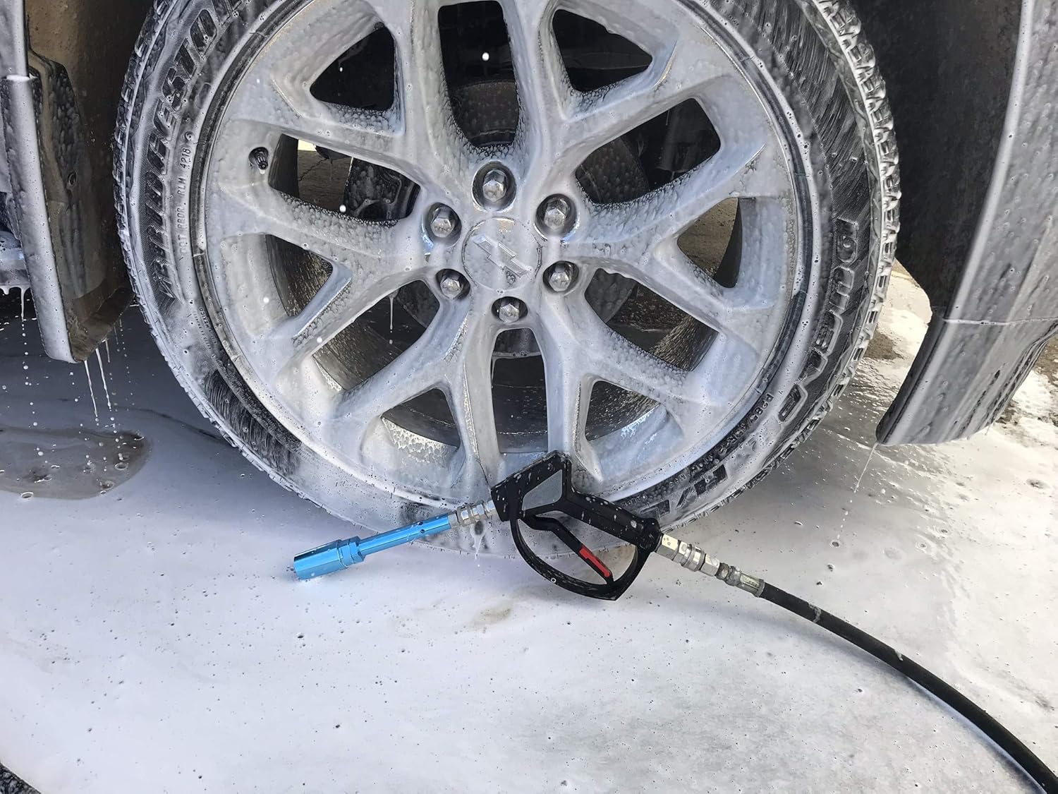 AgFinium Heavy Duty Power Wash Foaming Nozzle with Air Induction and Mixing Screen