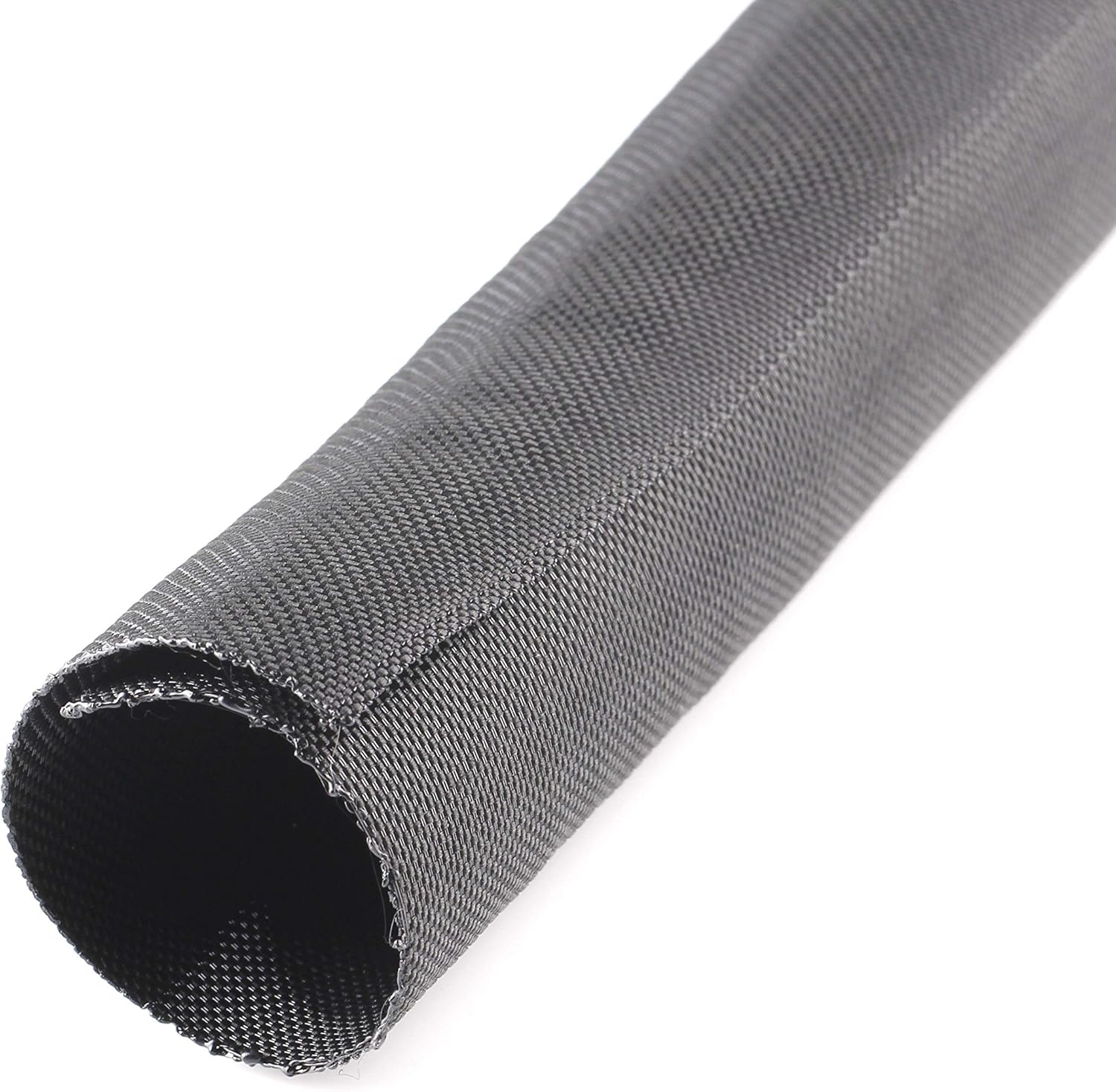 MGI SpeedWare Woven Mesh Split-Sleeve Wire Loom for High-Temperature Automotive Harness and Home Cable Management - 25 feet (3/4