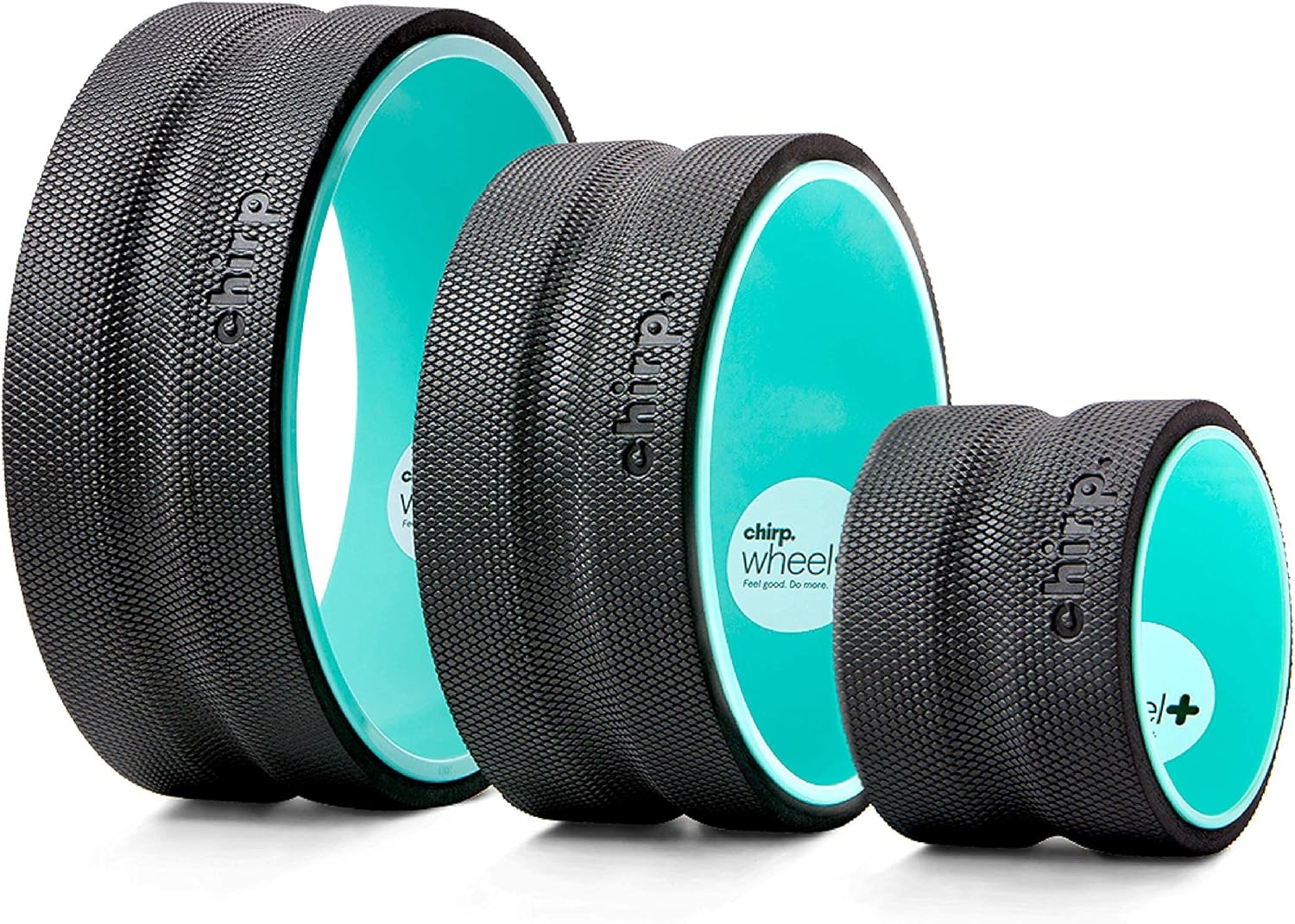 Chirp Wheel+ Foam Roller for Back Pain Relief, Muscle Therapy, and Deep Tissue Massage