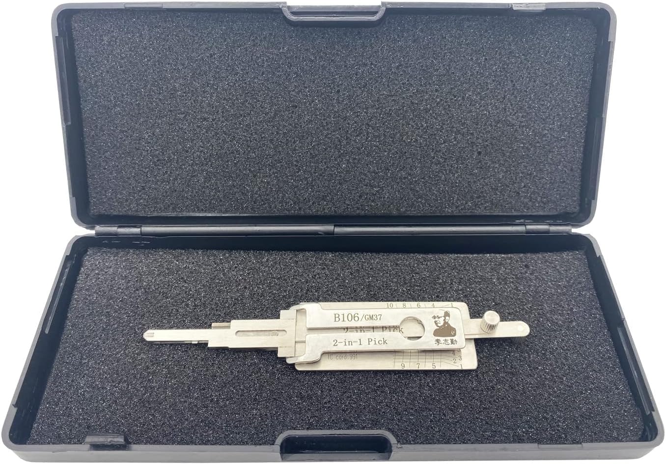 GM37/B106 Lishi 2 in 1, Original Lishi tool B106/GM37,the Auto Car Repair Plug Reader Hand &Home tools (GM37) Pack of 2