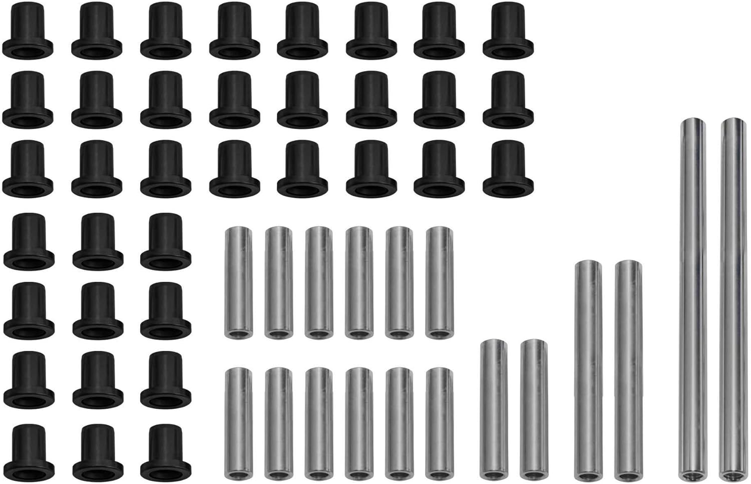 SuperATV Heavy Duty UHMW A-Arm/Control Arm Bushing Kit for SuperATV Arms for Polaris Ranger XP 570 PRO-FIT Cab/Crew (2015-2016) - Front and Rear - Stronger Than Stock With Lower Wear