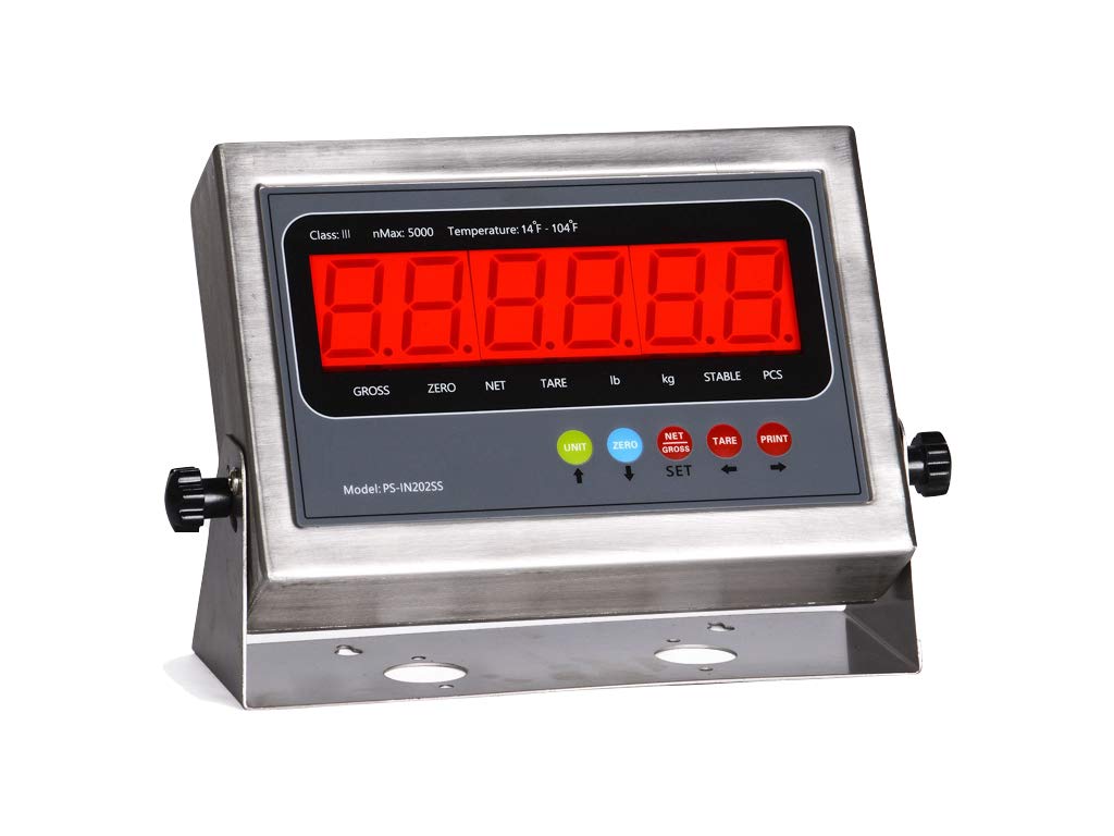 Ps-In202Ss Ntep Legal for Trade Indicator/Floor, Axle, Truck Scale / Rs232