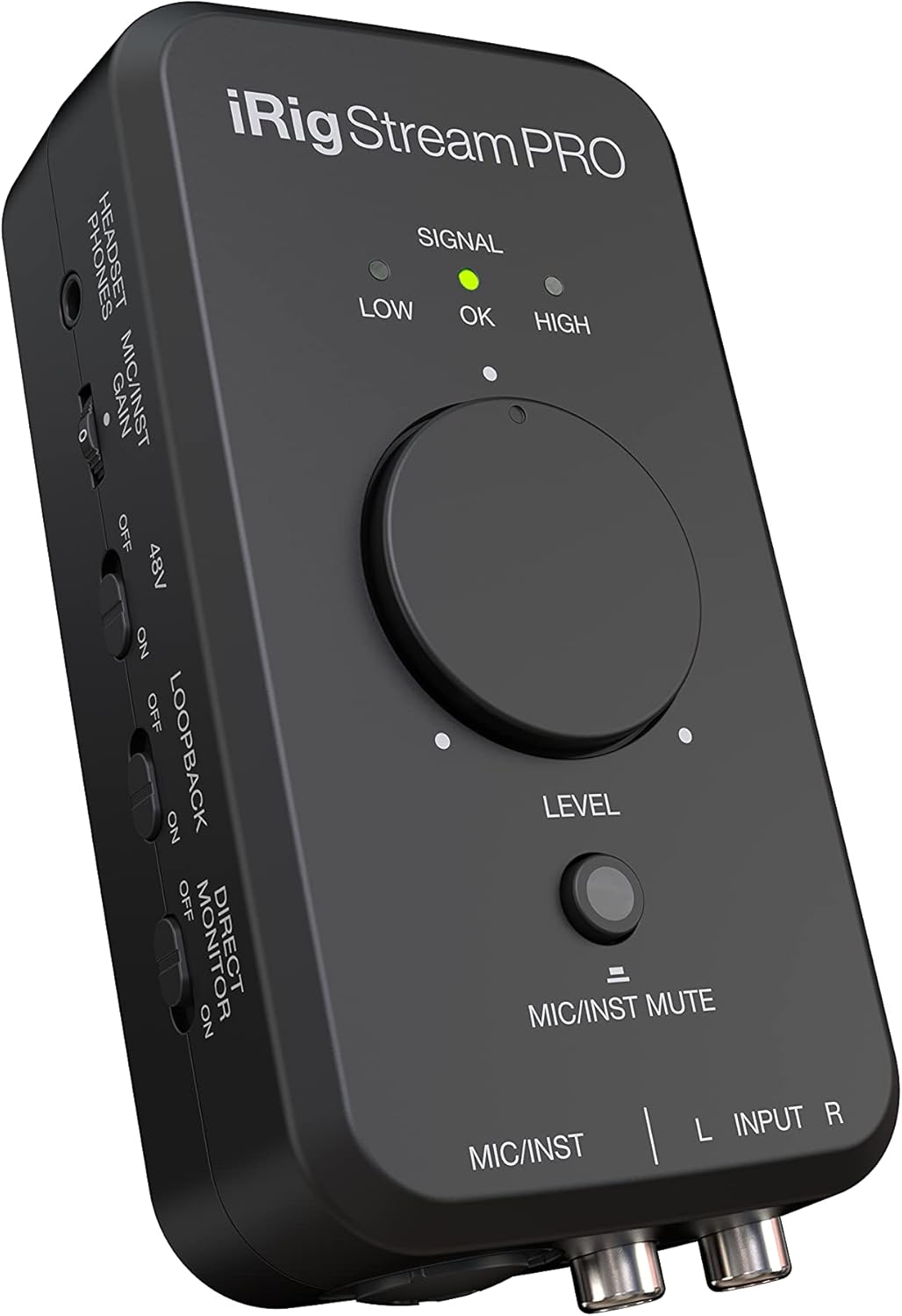 IK Multimedia iRig Stream Pro Streaming audio interface with in-line multi-input mixer, Everything you need for professional quality streaming, right in the palm of your hand.