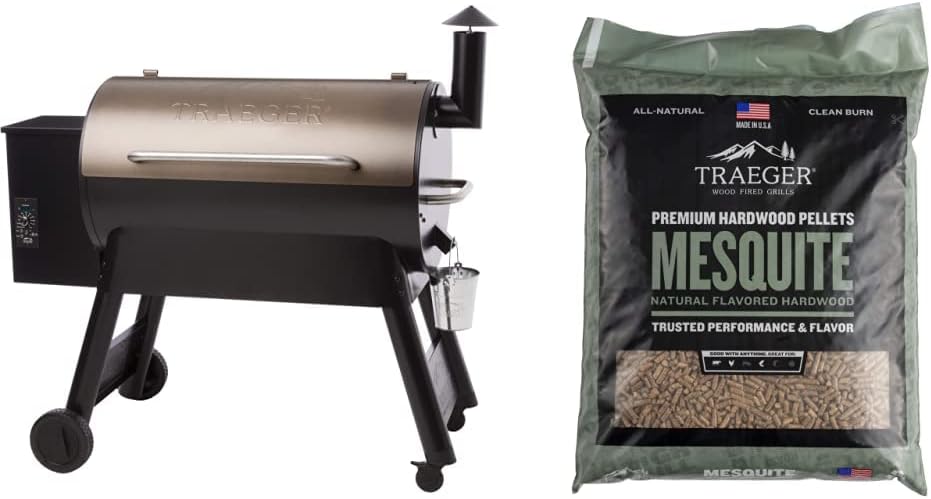 Traeger Grills Pro Series 34 Electric Wood Pellet Grill and Smoker, Bronze