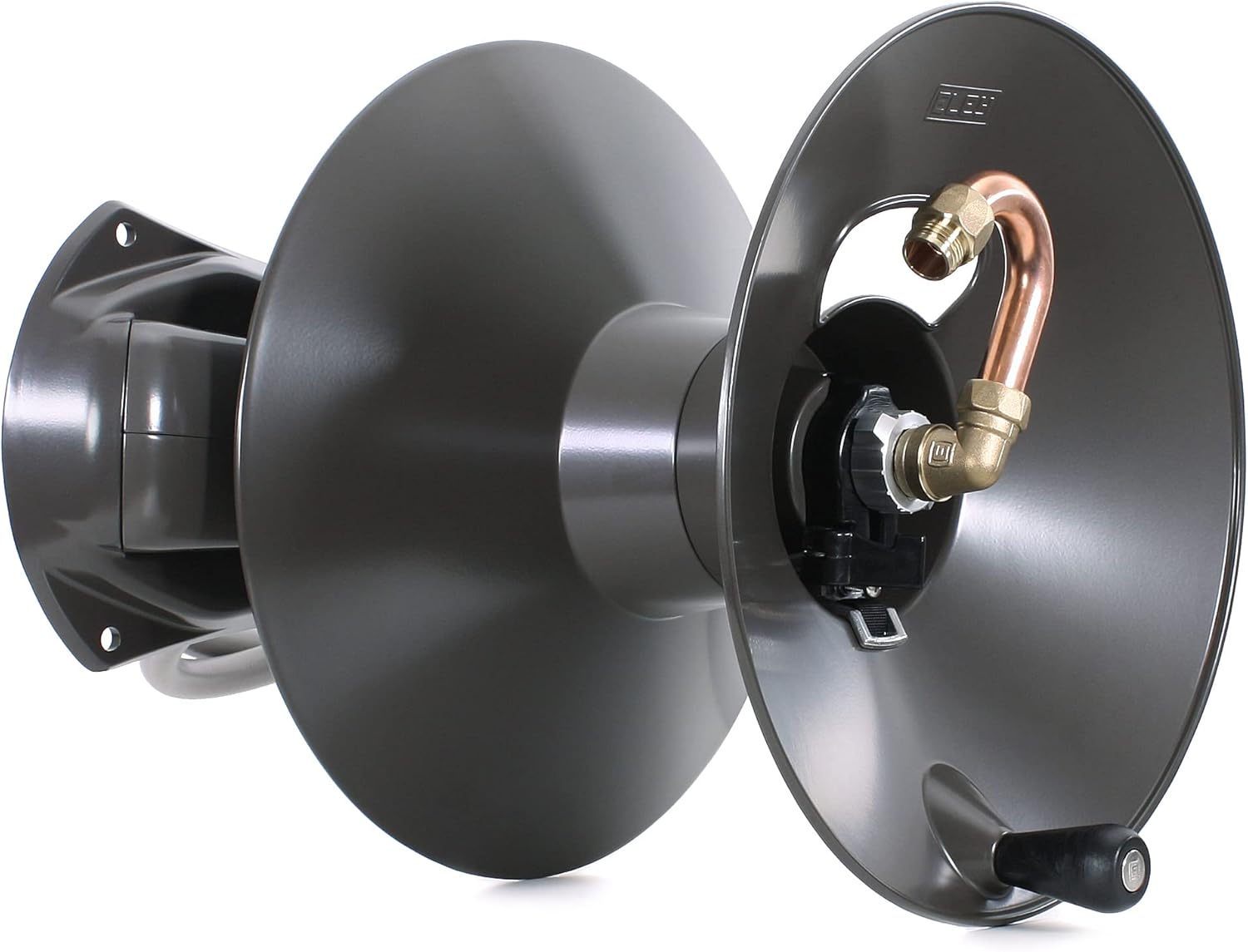 ELEY Hose Reel Wall Mount - Garden Hose Reel Wall Mount and Garden Hose Holder, Expertly Designed Water Hose Reel and Hose Wall Mount, Reel