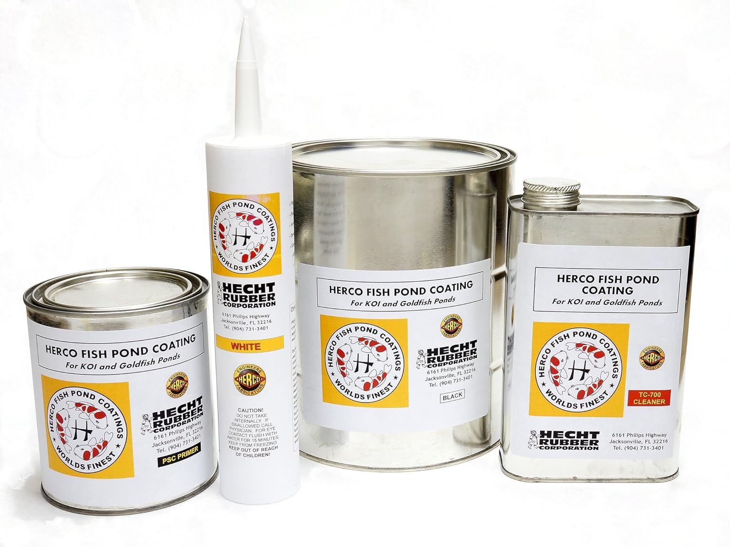 Herco Pond Coating Kit - Gallon Size - Black