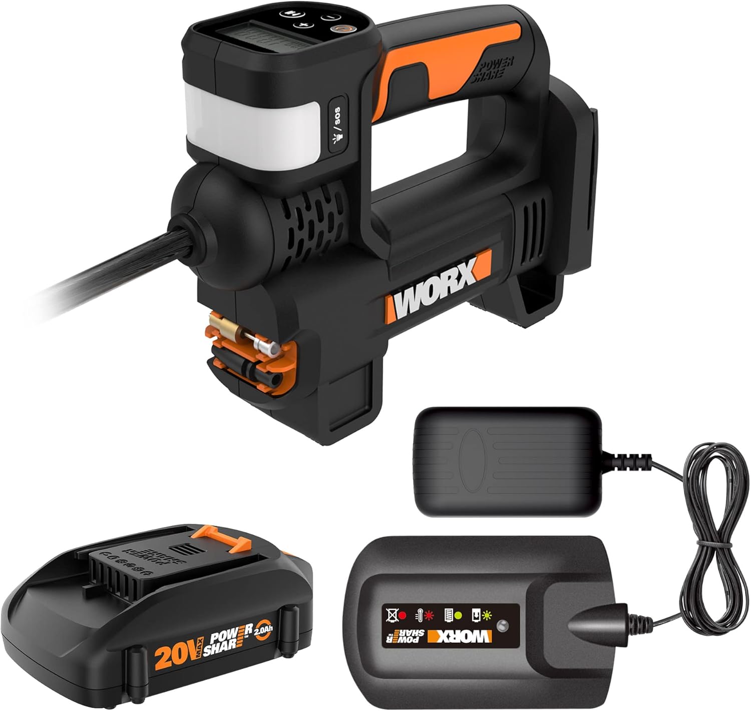 Worx WX092L 20V Power Share Portable Air Pump Inflator