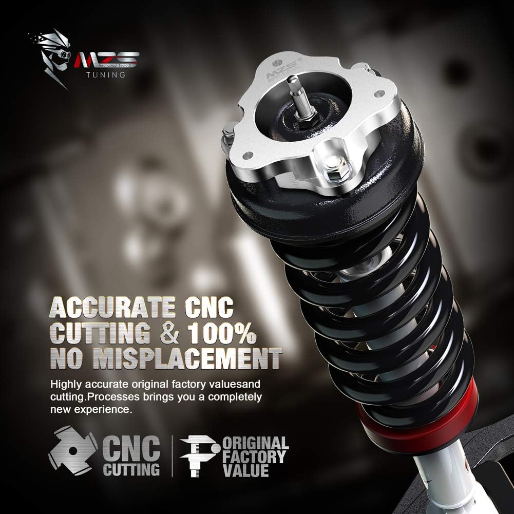 MZS 2.5 inch Front Leveling Lift Kit Compatible with Tahoe Silverado Avalanche Suburban 1500 | Sierra Yukon Pickup Pack of 2