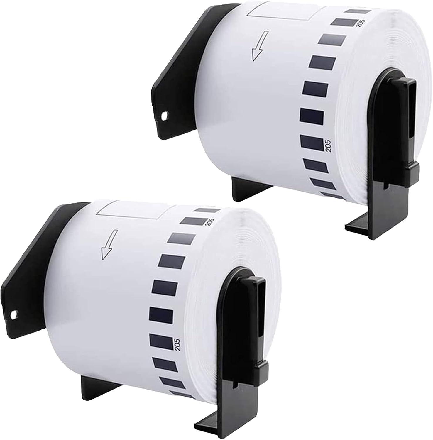 Aomya 8 Pack DK-2205 BRO Compatible Label Paper Roll 2-3/7