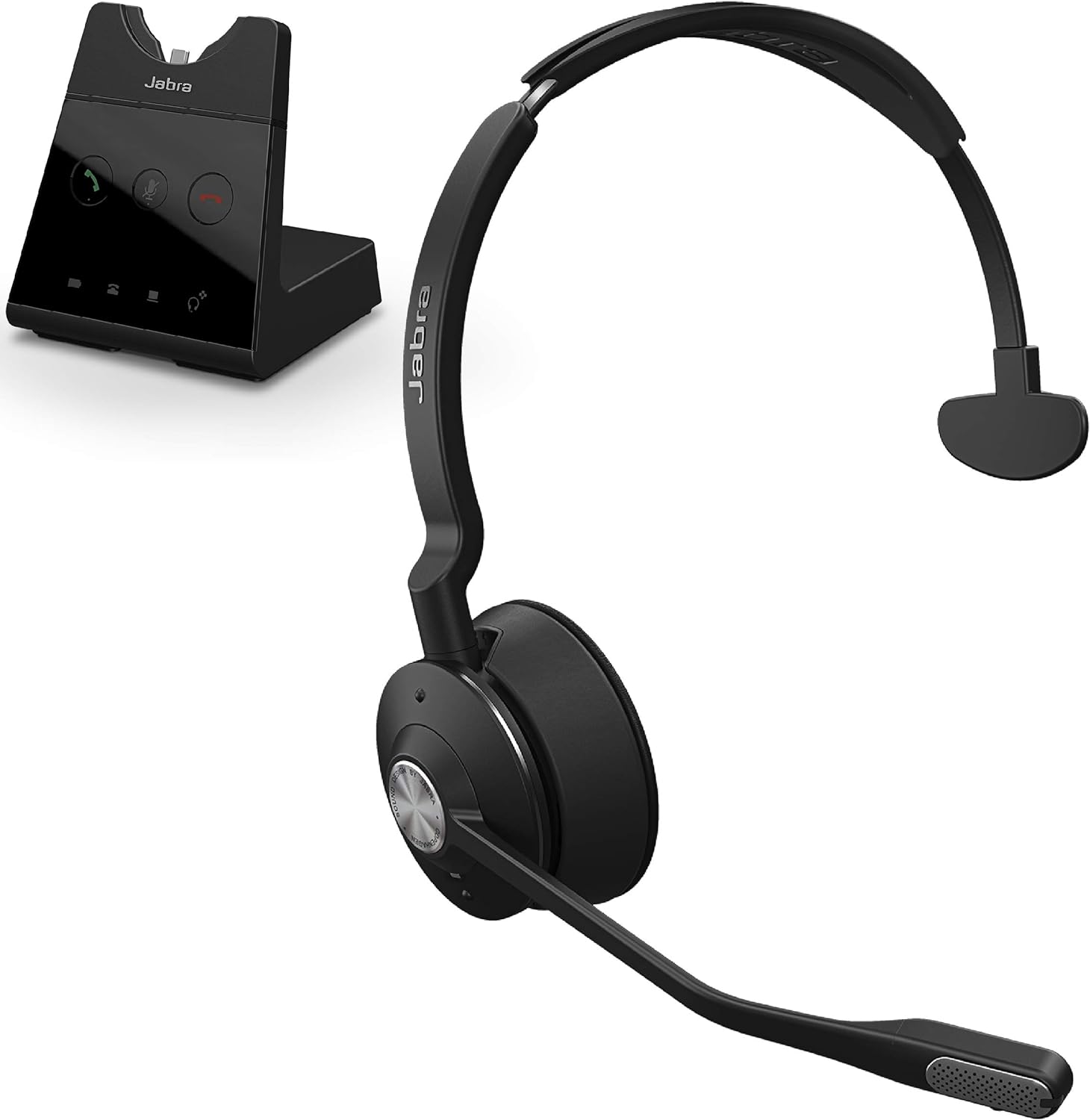Jabra Engage 75 Wireless Headset, Stereo – Telephone Headset with Industry-Leading Wireless Performance, Advanced Noise-Cancelling Microphone, All Day Battery Life