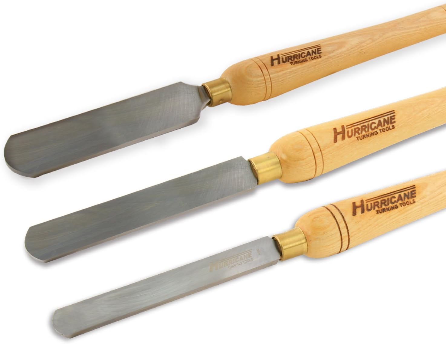 Hurricane Turning Tools, HSS, 3 Piece Round Nose Scraper Set (3/4