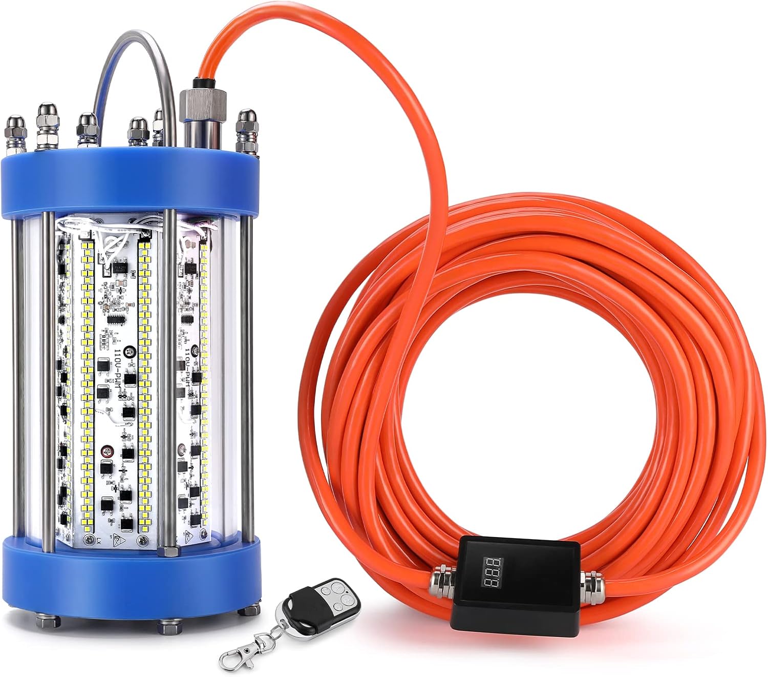 pamiers led Underwater Fishing Light,AC Series, with Remote Brightness Adjustment Function, attracting Fish More Faster, Effective and Flexible