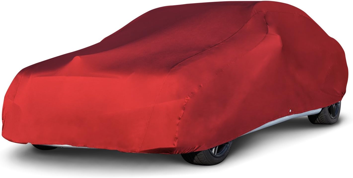 Budge Indoor Stretch Car Cover, Luxury Indoor Protection, Soft Inner Lining, Breathable, Dustproof, Car Cover fits Cars up to 264