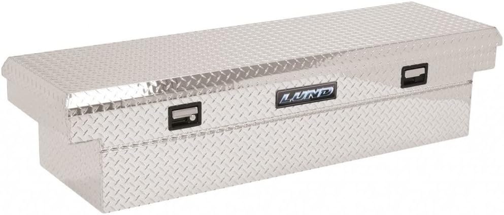 Lund Trailer Tongue Storage Box Universal Aluminum | Brite | Dim A: 51.50,Dim B: 60.750,Dim C: 12.750,Dim D: 20.50,Dim E: 5.00,Dim F: 4.25,Dim G: 7.75