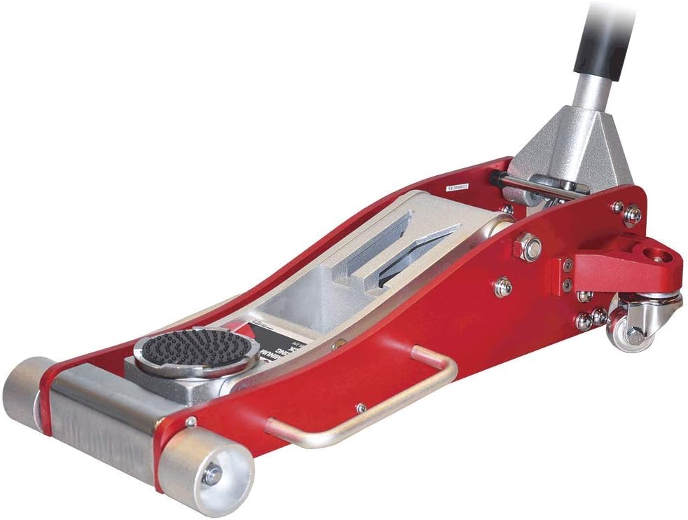 AFF 3 Ton Wrecker Service Jack, Lightweight Anodized Aluminum Frame, Double Pumper Technology, 210