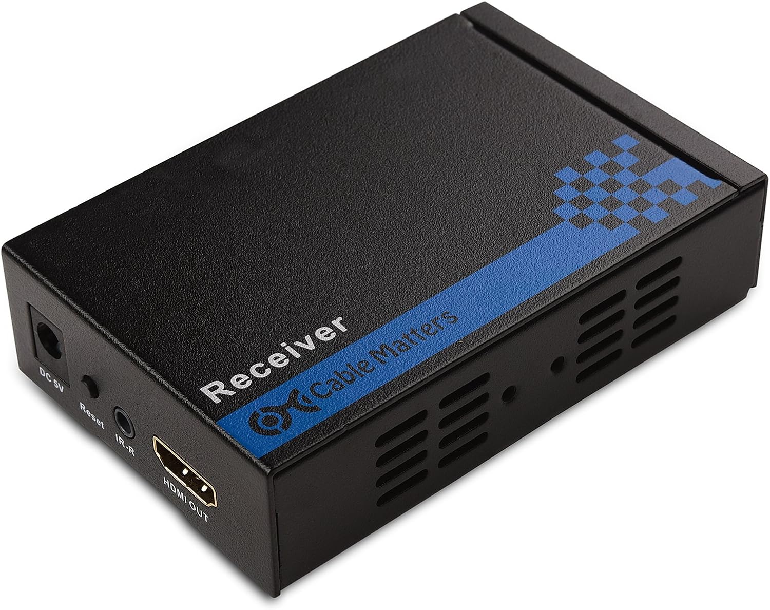 Cable Matters Receiver Box for HDMI Extender Over Ethernet Cable (HDMI Over Ethernet, HDMI Over TCP/IP) up to 300 Feet Pack of 2