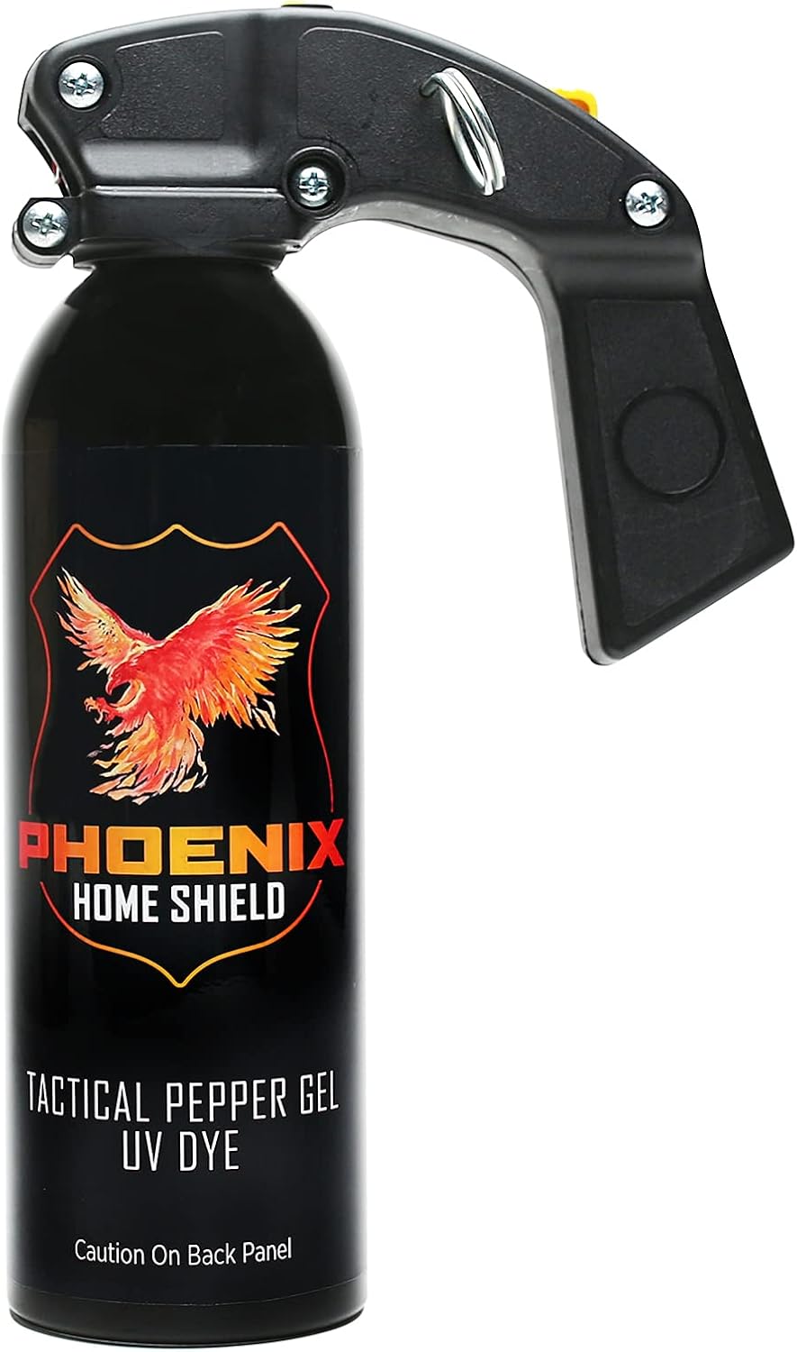 Phoenix Home Shield – Home Defense Unit - Pepper Gel with UV Dye - Full Grip, Pull Pin, Gel is Safe & amp Maximum Strength, Maximum Distance + Maximum Bursts = Maximum Safety, 25 Foot Range Pack of 2