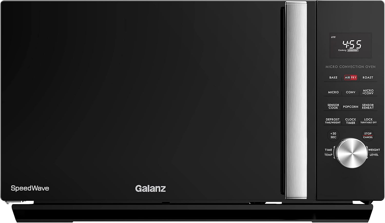 Galanz GSWWA12S1SA10 3-in-1 SpeedWave with TotalFry 360, Microwave, Air Fryer, Convection Oven with Combi-Speed Cooking, 1.2 Cu.Ft, Stainless Steel