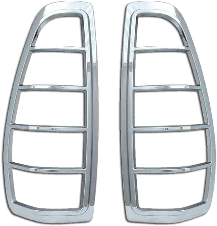 Razer Auto Chrome Tail Light Bezel Trim Cover for 2008-2014 Ford F250/350 Superduty Pack of 2