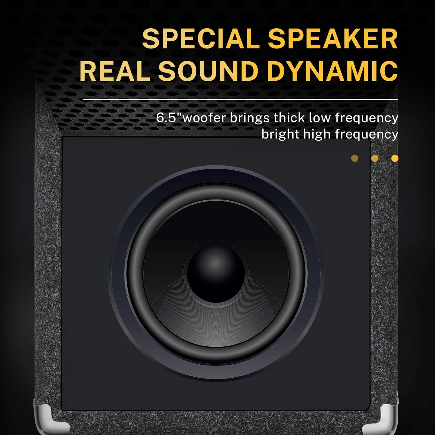 Donner Bass Amp 15W Bass Guitar Amplifier DBA-1 Electric Practice Bass Combo AMP with Cable