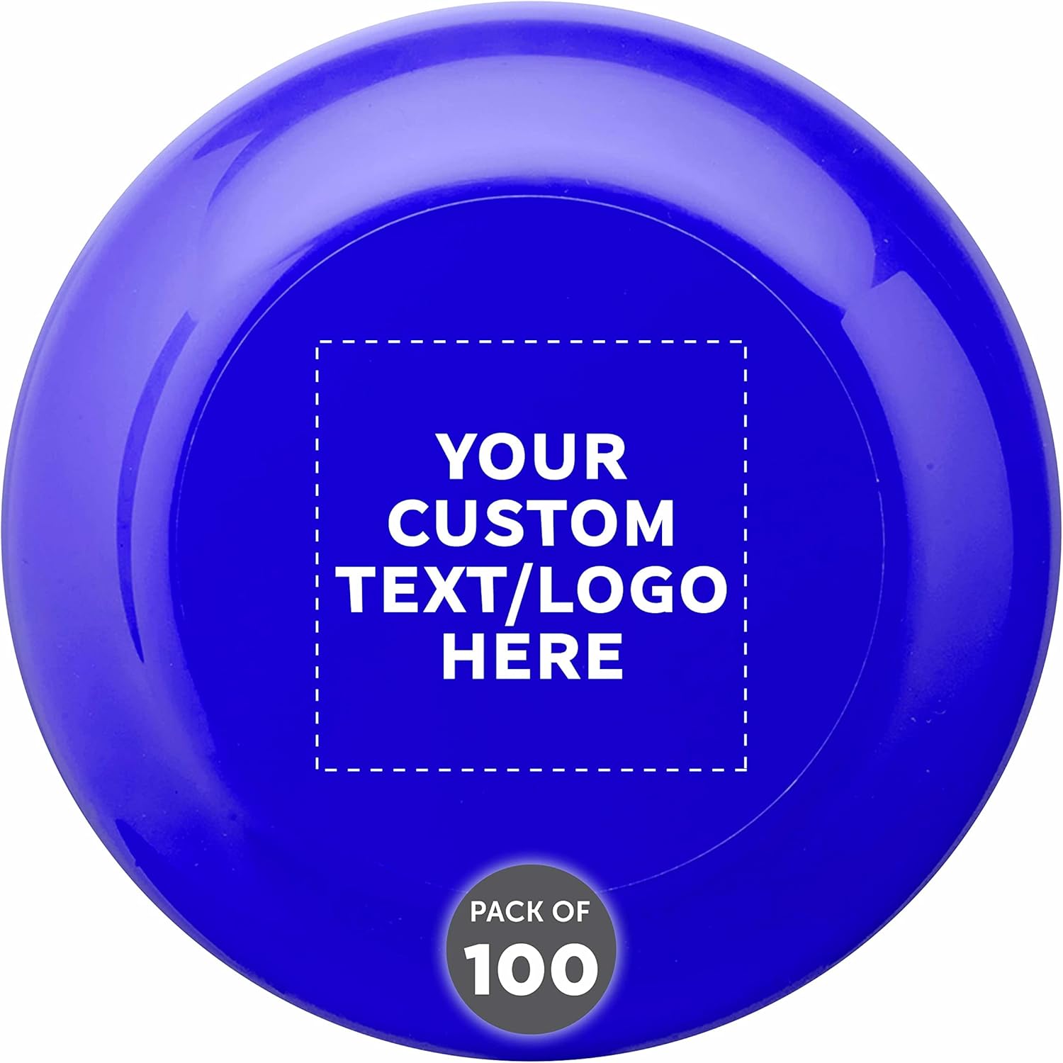 DISCOUNT PROMOS Frisbee Flying Discs in Bulk, 9.25 in. Fun Family Beach Game Pack of 2