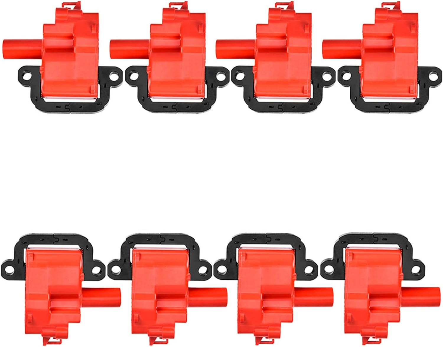 MCK 8pcs Racing Ignition Coil Pack Compatible With Cadillac Pontiac Chevrolet GMC CTS V Firebird Suburban Corvette Camaro GTO C3500 G3500 Express P30 2000 2001 2003 1997-2005 5.7L 8.1L 7.4L V8 UF192