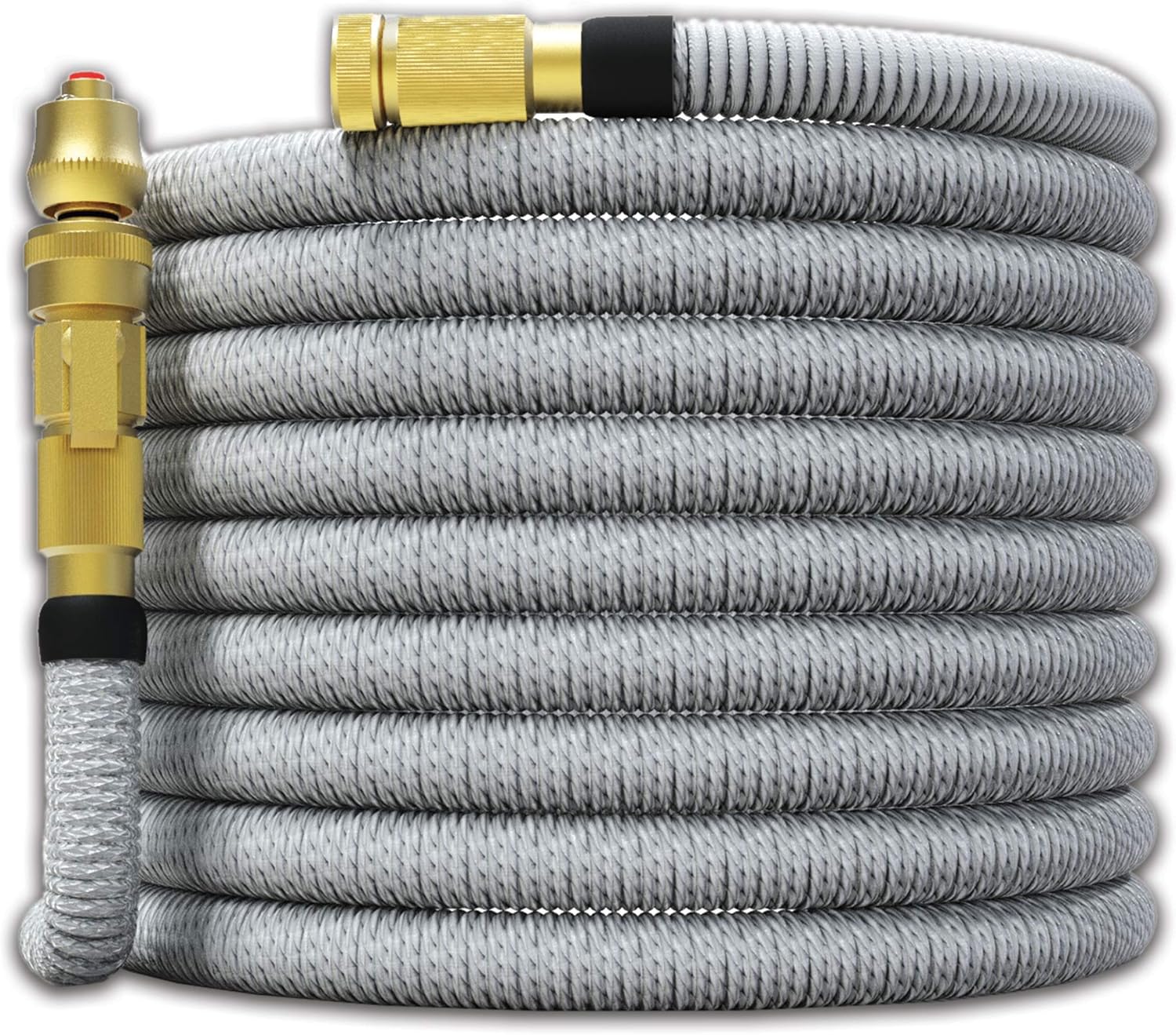 TITAN 75FT Garden Hose - All New Expandable Water Hose with Dual Latex Core 3/4