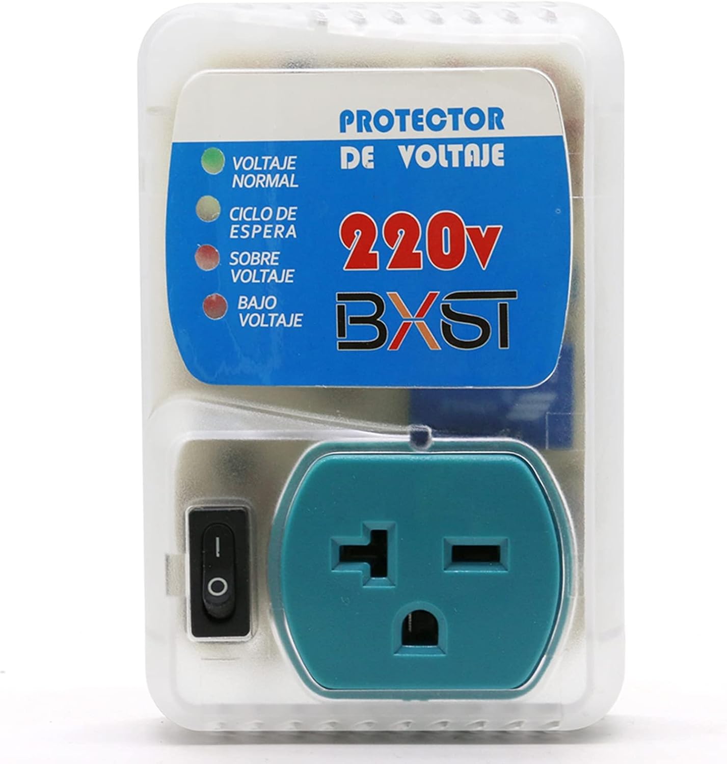 1 Outlet Surge Protector, BSEED 220V Plug in Voltage Protector with Indicator Lights Wall Mount Voltage Brownout Outlet for Home/Office/School/Travel Large Appliances Protection 20A 4400W 2 Pack Pack of 2