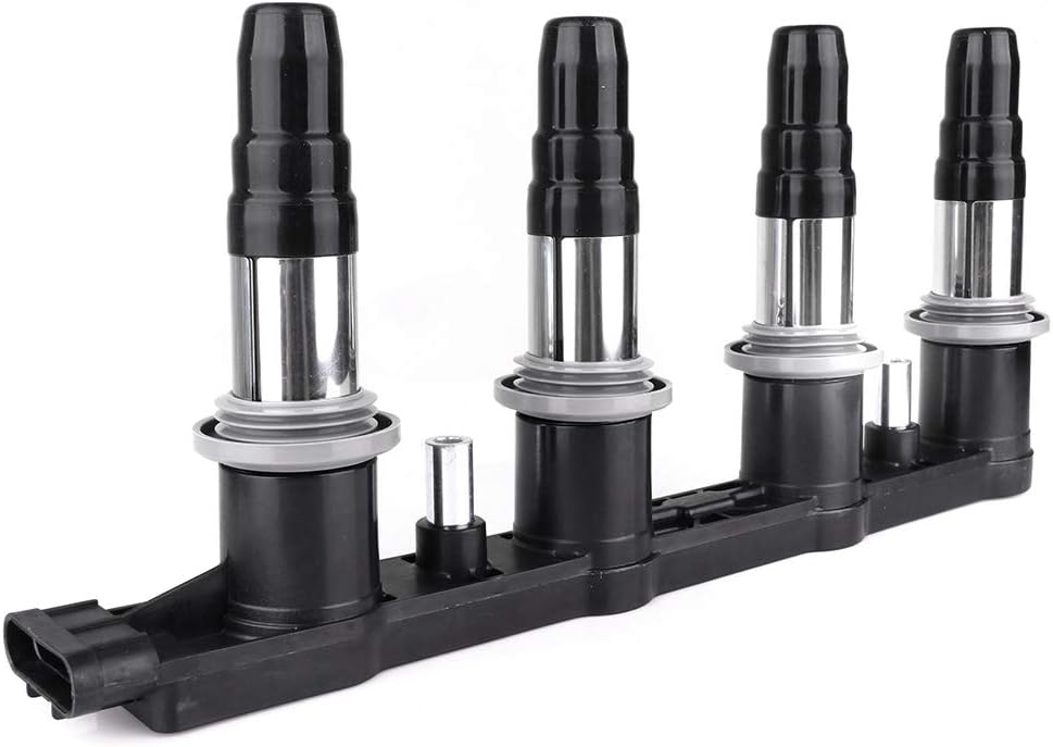 ECCPP Ignition Coil Fit for Chevy for Aveo for Aveo5 for Cruze for Sonic for Pontiac G3 L4 1.6L 1.8L OE#C1646 UF620 25186687 Pack of 2