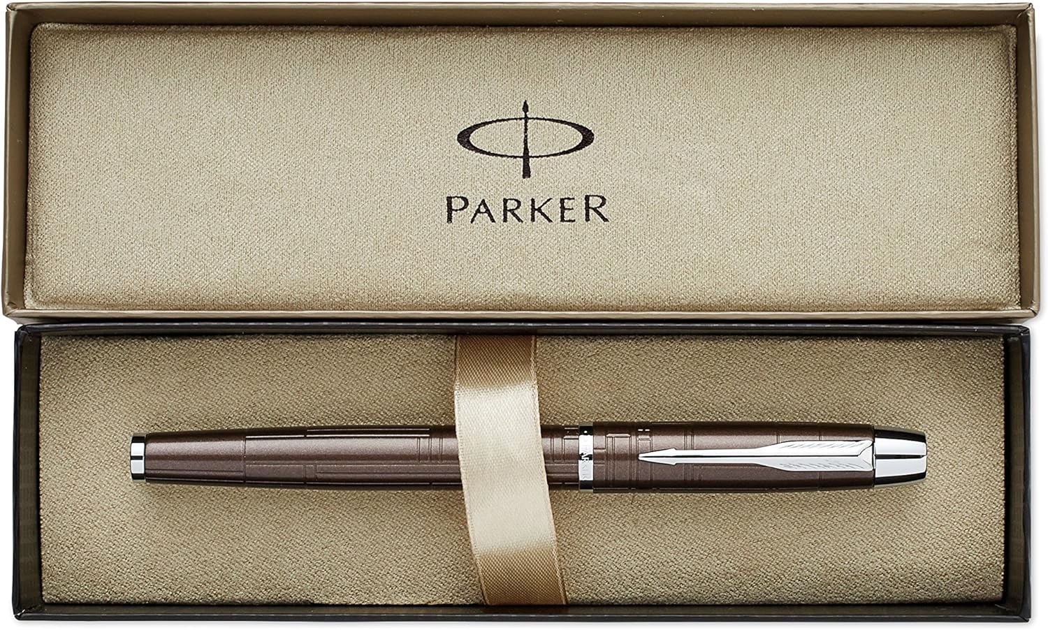 Parker IM Premium Metallic Brown, Rollerball Pen with Fine Black refill (1795281) Pack of 2