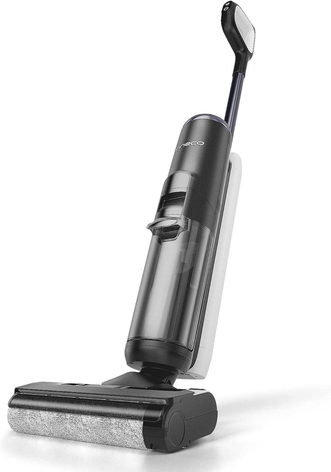 TTineco Floor ONE S5 PRO Smart Cordless Wet Dry Vacuum Cleaner and Mop for Hard Floors, LCD Display, Floor Washer Great for Sticky Messes and Pet Hair, Long Run Time, Wi-Fi, App and Voice Guide