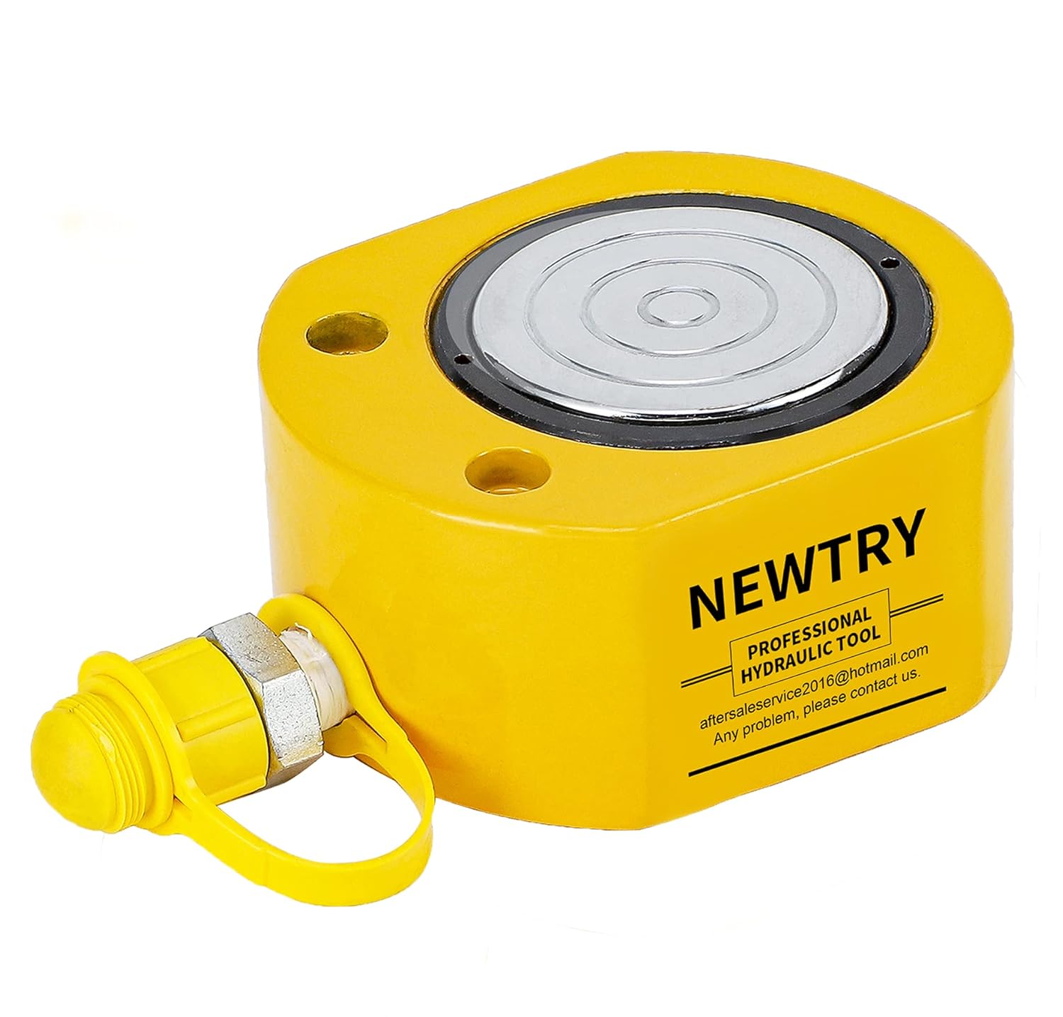 NEWTRY Hydraulic Ram Cylinder 30T Hydraulic Jack Lifting Cylinder Hydraulic Cylinder Jack 0.55” Low Profile Hydraulic Porta Power Ram Jack Mini, Portable for Shipbuilding, Bridge, Construction